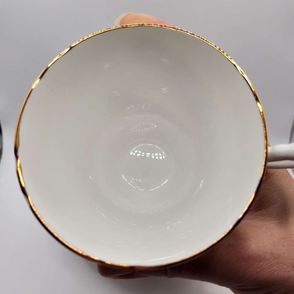 Prince Charles Lady Diana Bone China Teacup & Saucer 1983 Universary Games - Picture 11 of 14